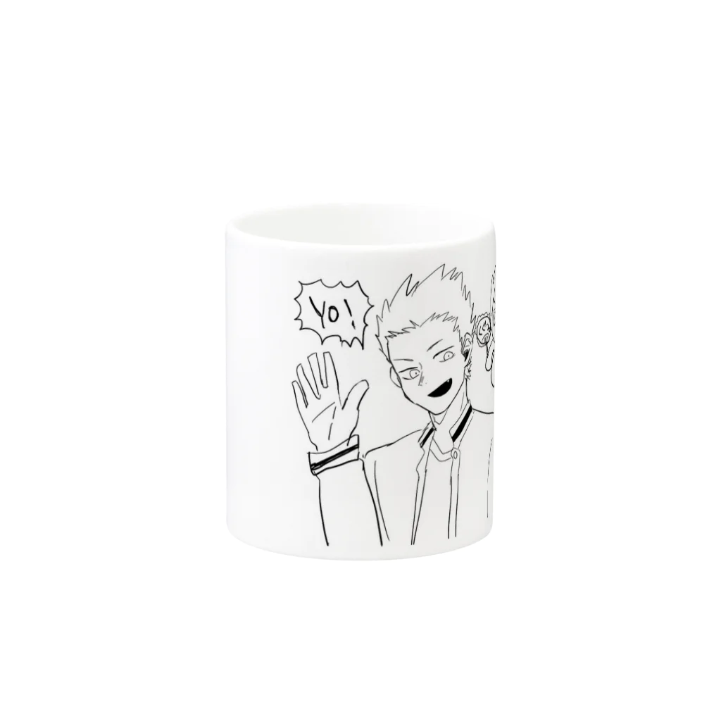 みのSHOW Mug :other side of the handle