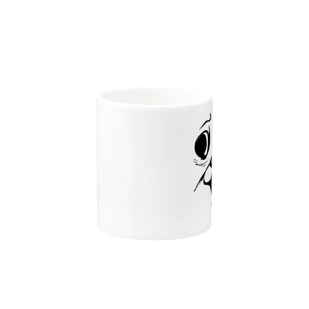 NamaのBOKE-DOG Mug :other side of the handle