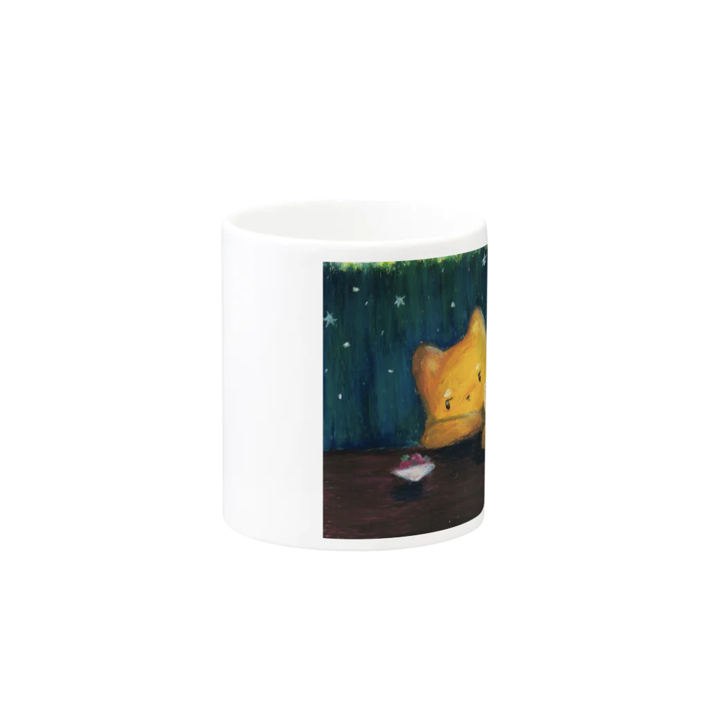 ももと天空のもも☆眠れぬ夜 Mug :other side of the handle