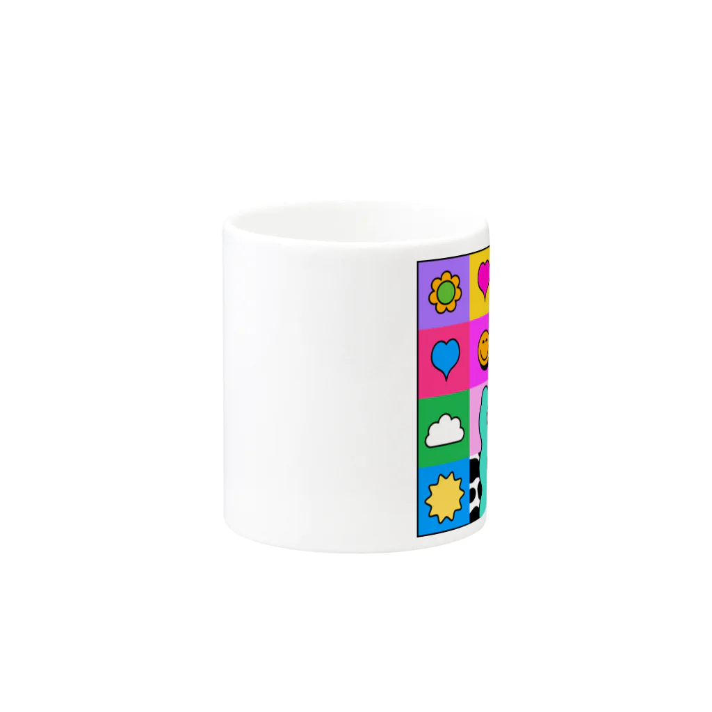 Illustrator colina ／ colinazshopのます Mug :other side of the handle