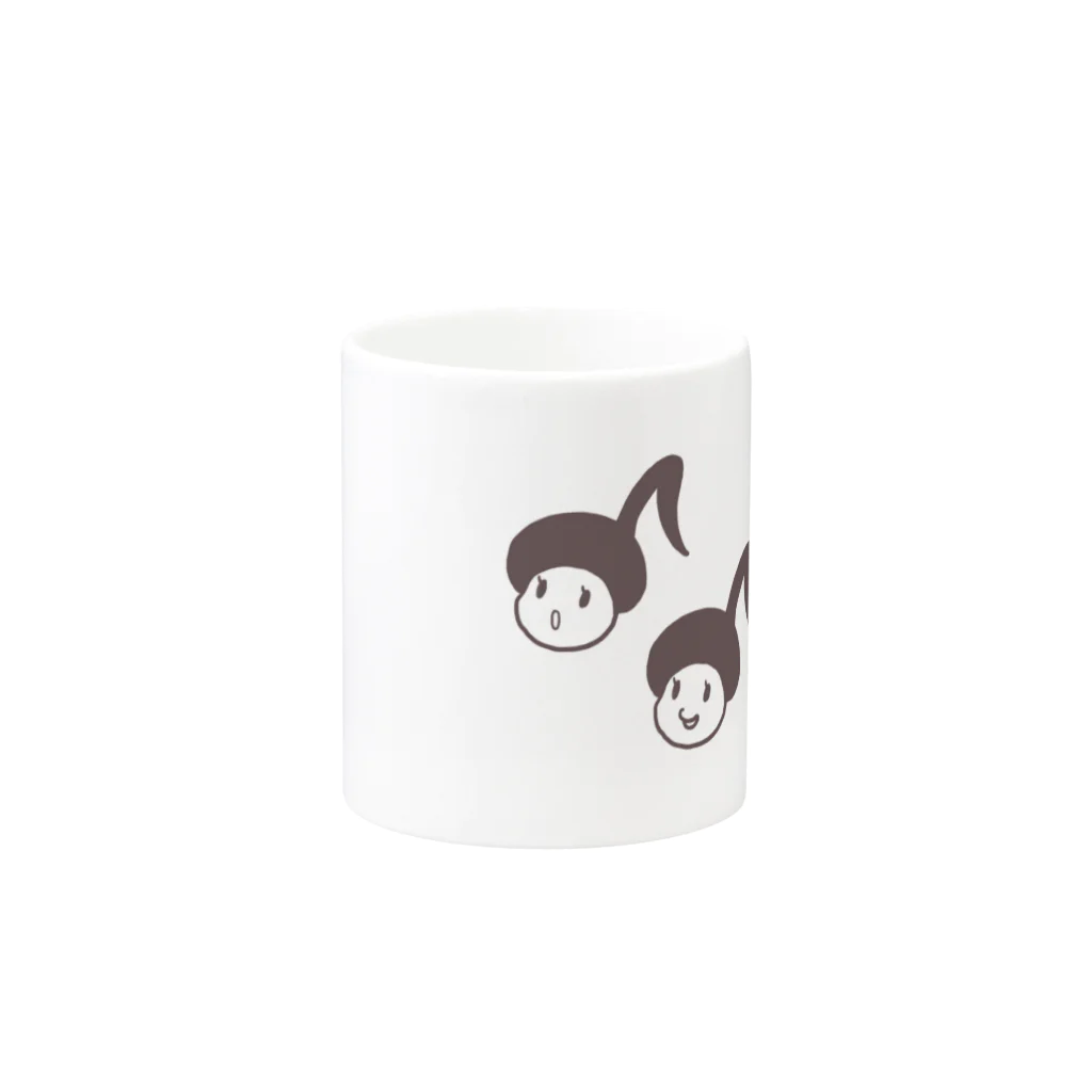 MINATOのおんぷ３人姉妹 Mug :other side of the handle