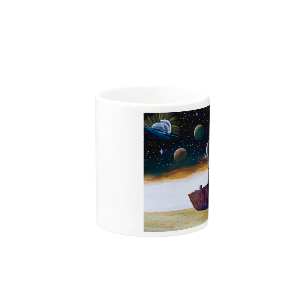 Isseyの宇宙船・地球号 Mug :other side of the handle