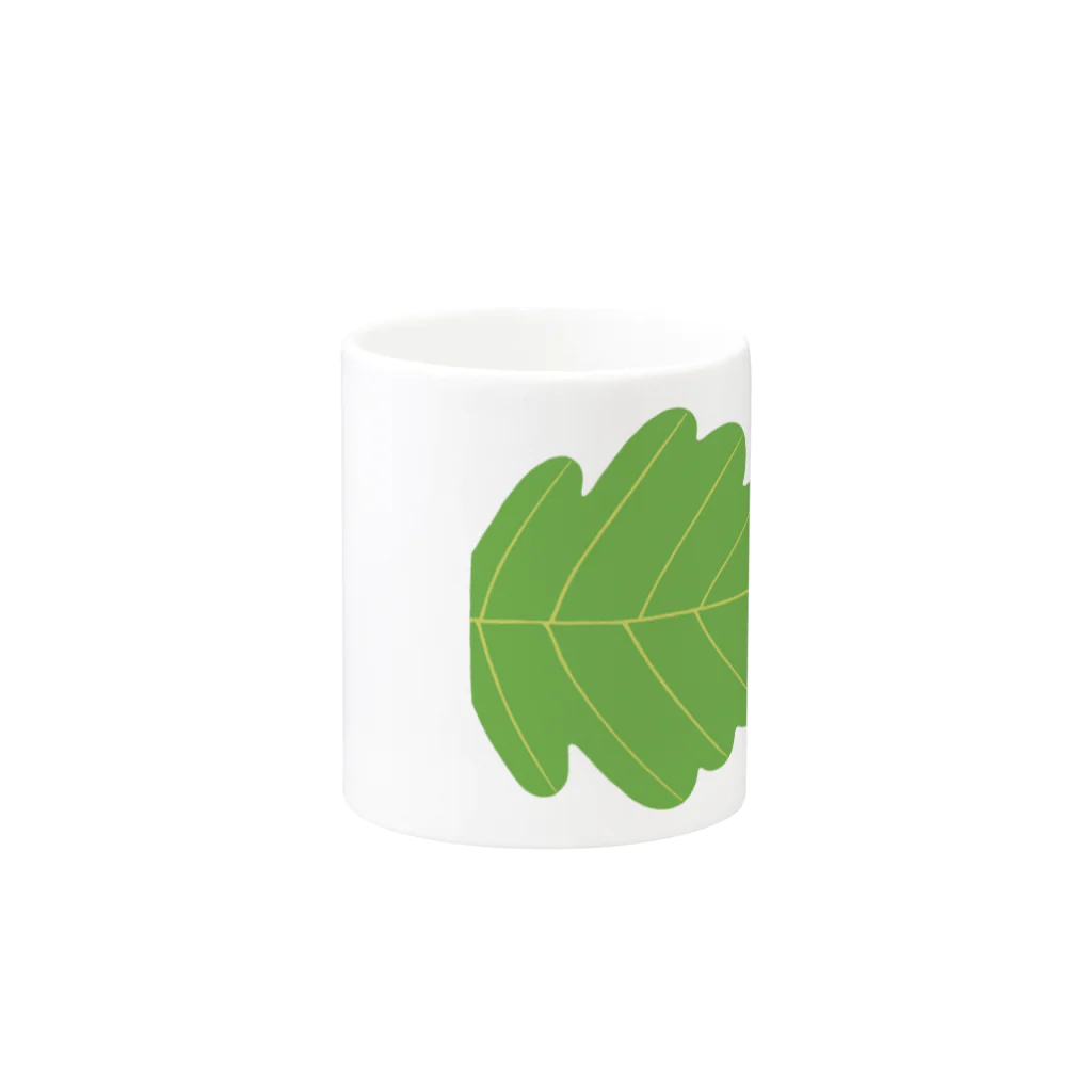 mochi屋の柏餅 Mug :other side of the handle