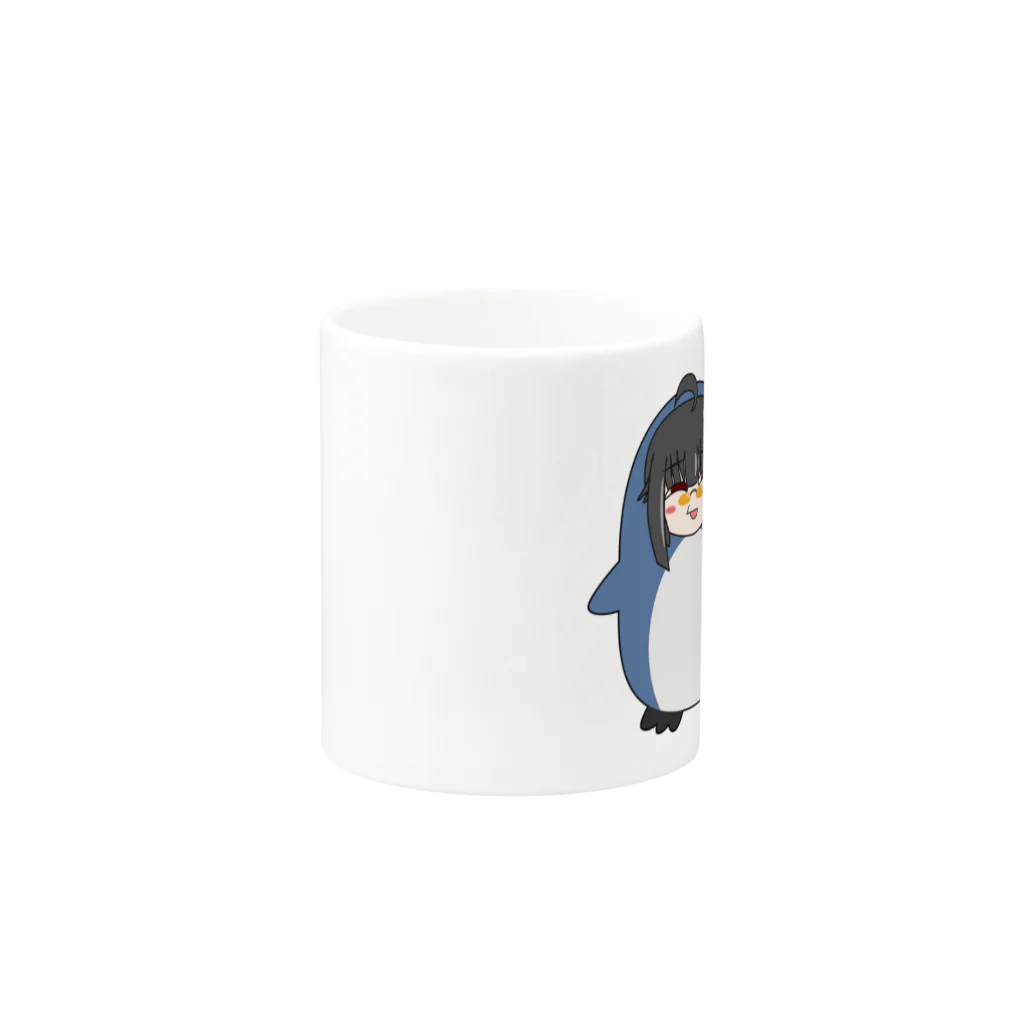 ペンギンショップのペンギンマンマグカップ Mug :other side of the handle