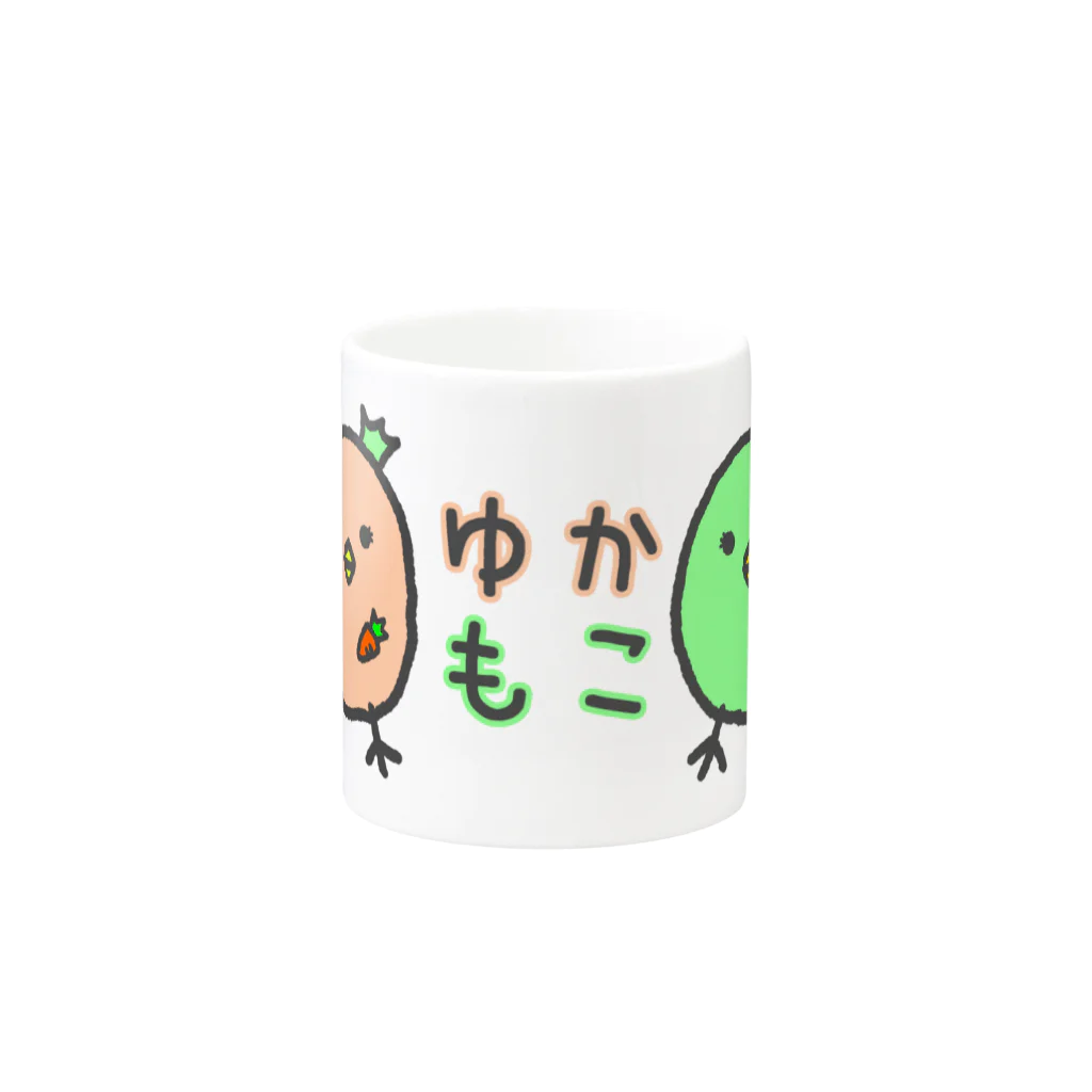 桃華のゆかもこ Mug :other side of the handle