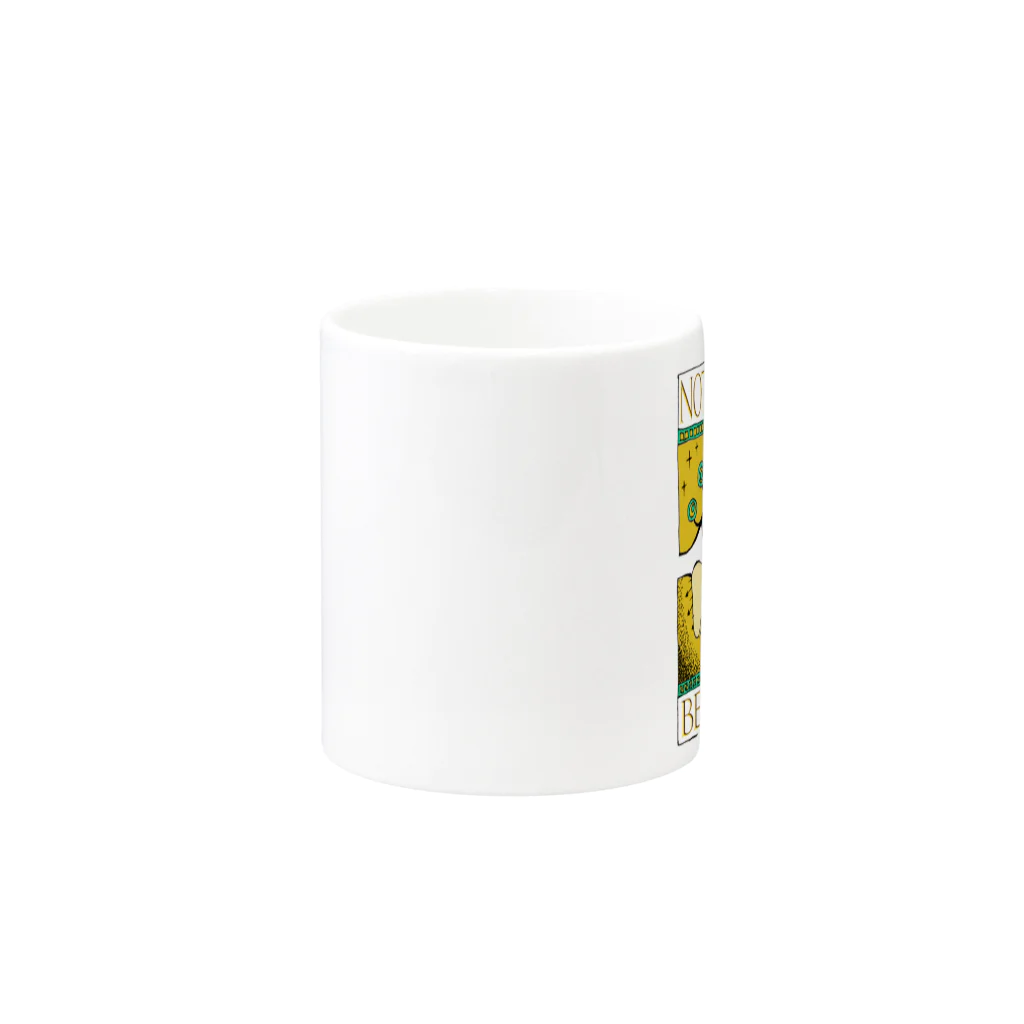 Paint 'em allのNot crazy be psycho　おめめ Mug :other side of the handle