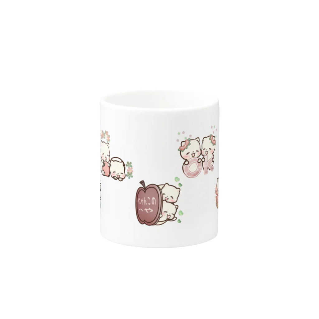 Chatoranの双子にゃんこ♡ Mug :other side of the handle