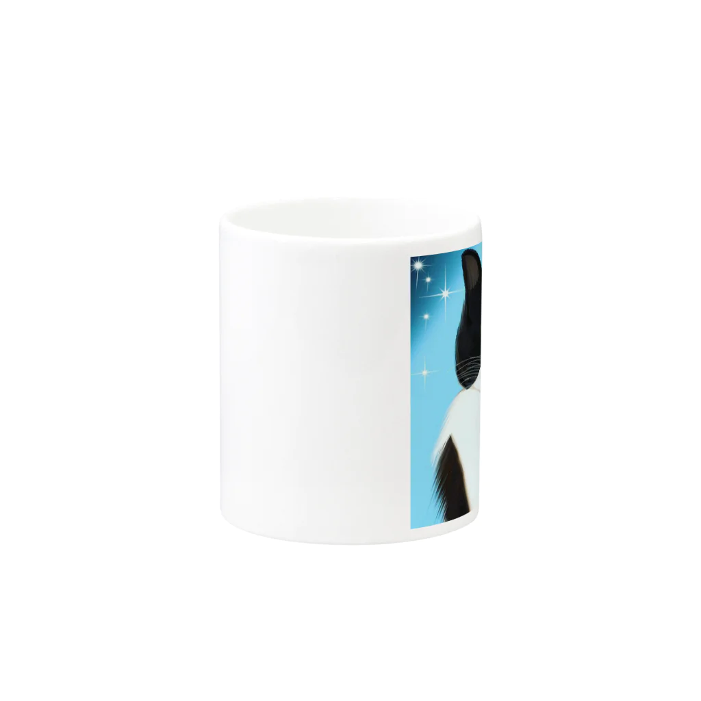 Happy life 358のネコ Mug :other side of the handle