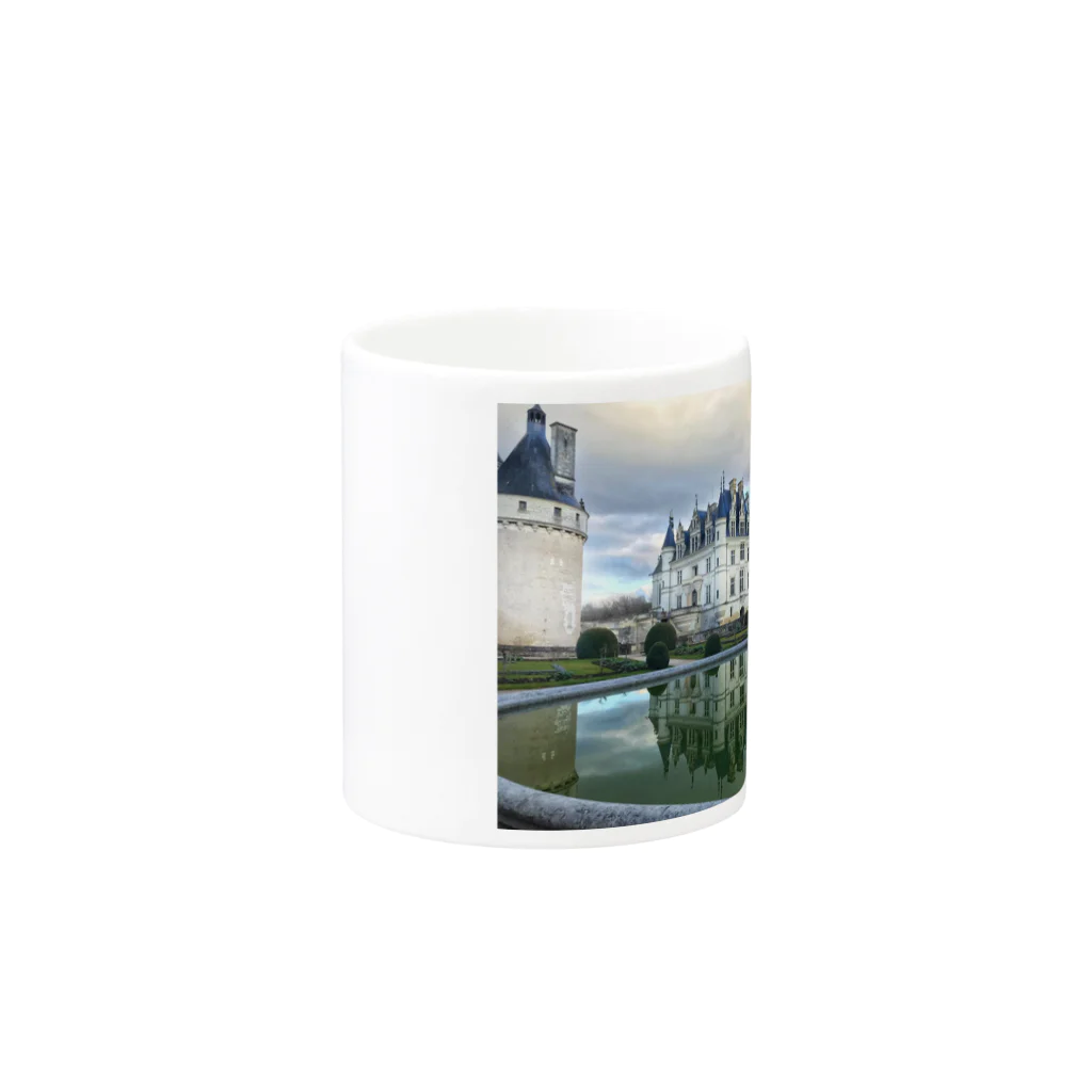 La mer ラ・メールのLe château de Chenonceau シャノンソー城 Mug :other side of the handle