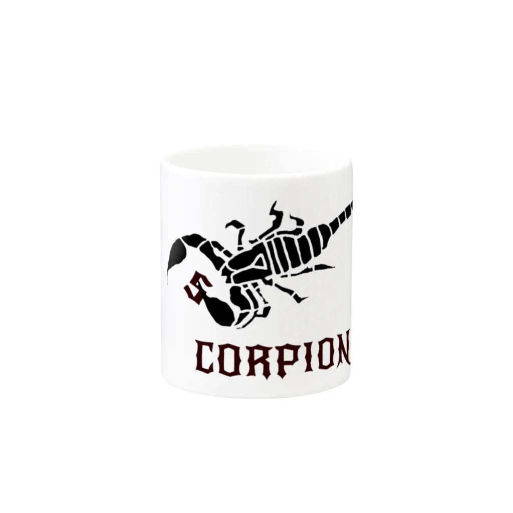 Dragon SHOPのSCORPION マグカップの取っ手の反対面