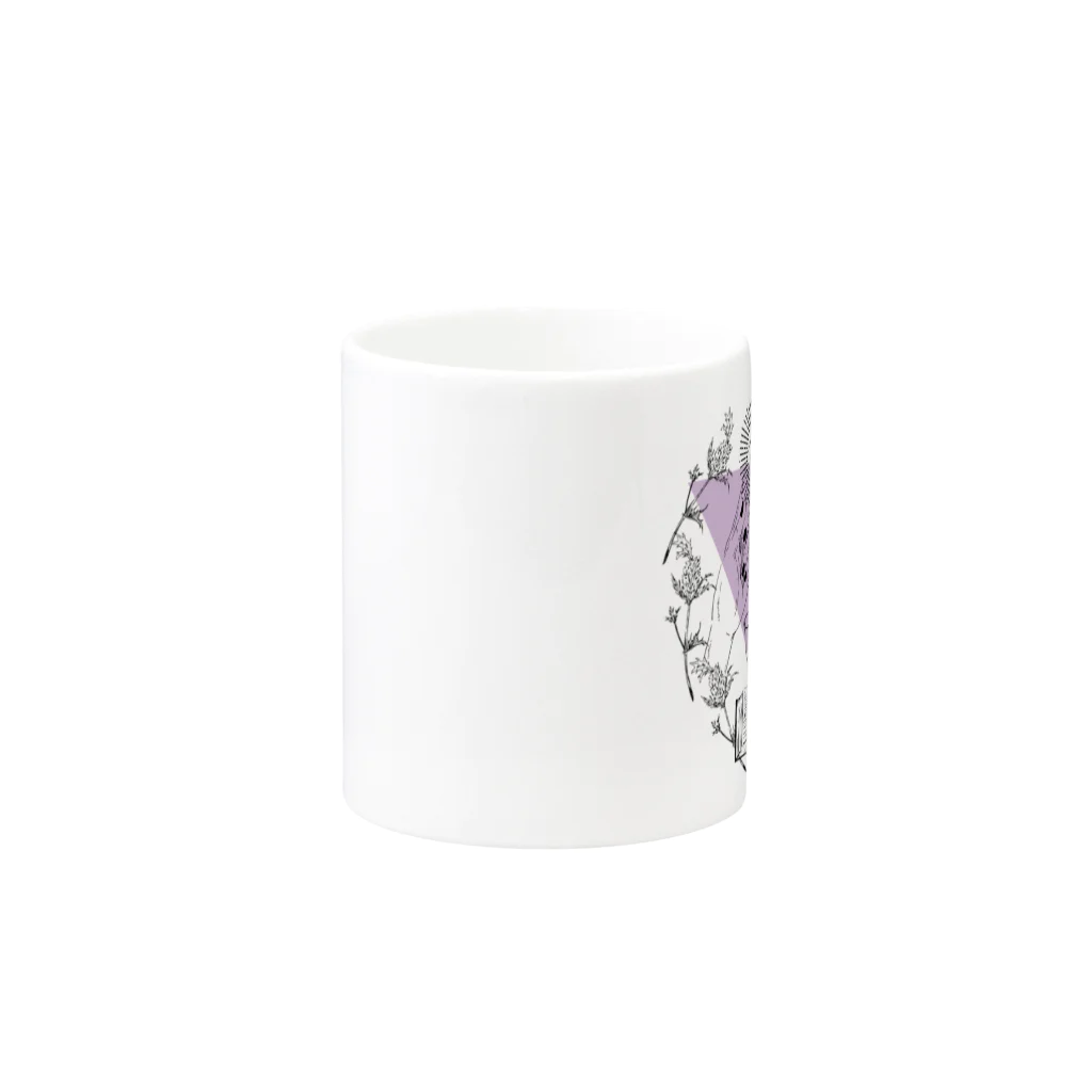 nemunoki paper itemの魔女の庭　魔法の時間 Mug :other side of the handle