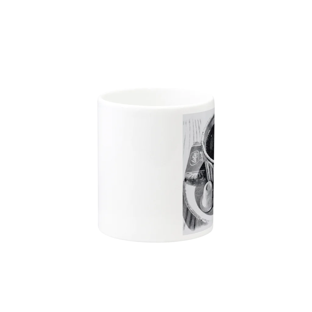 なかよしCatのいつしかのアフタヌーンカフェ☕️ Mug :other side of the handle