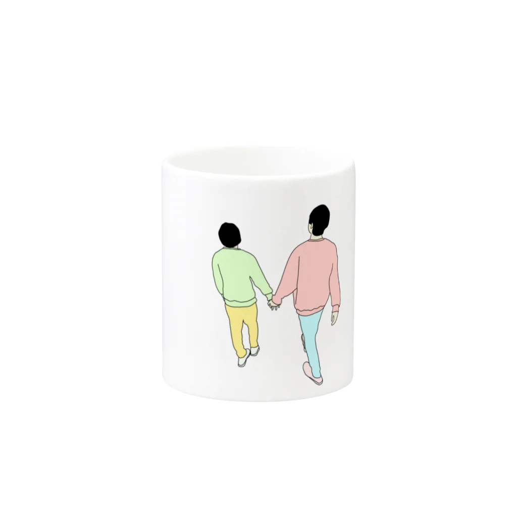 Abbey's Shopのエスコート Mug :other side of the handle