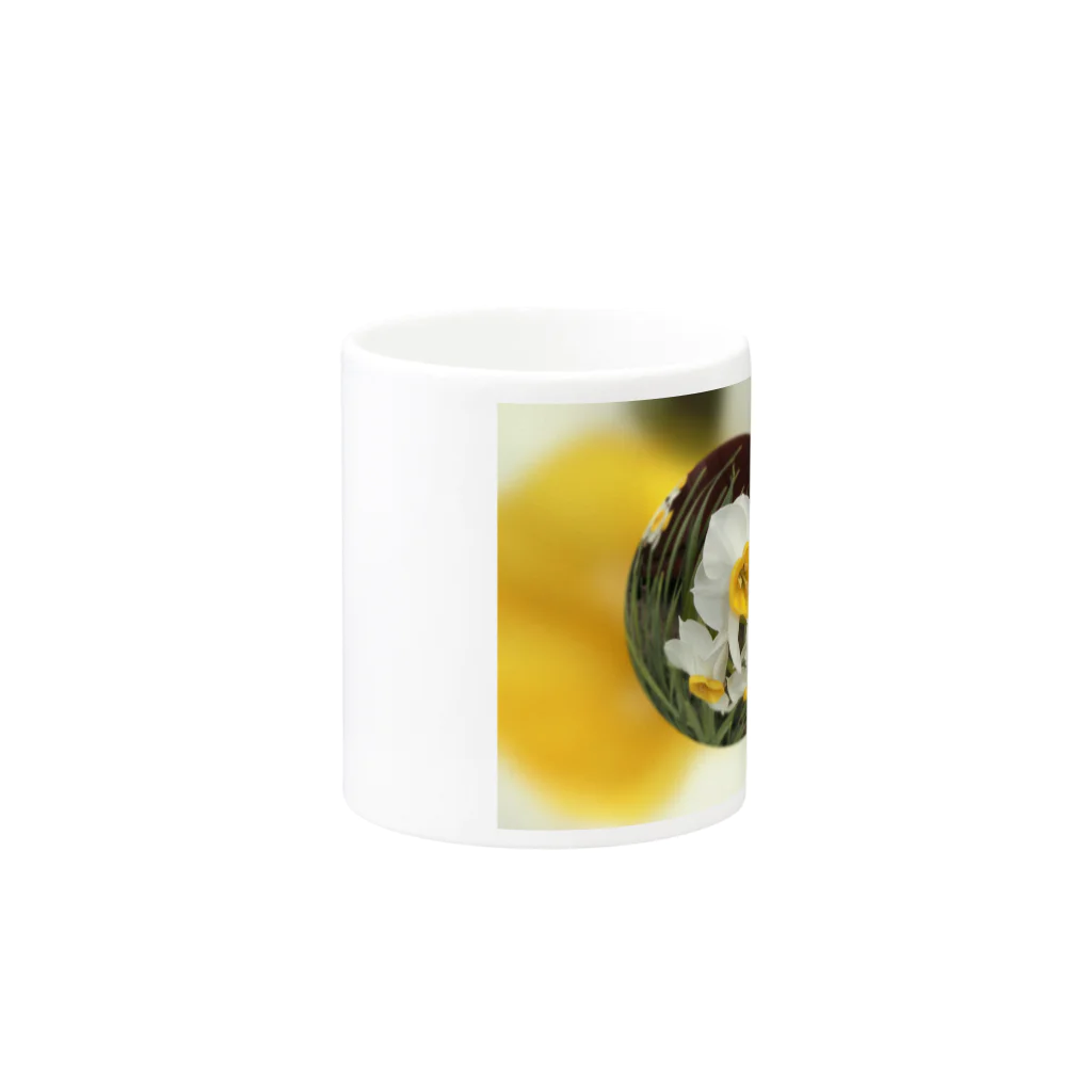 hiroki-naraの光景　sight735　水仙 花 FLOWERS　　宙玉（そらたま） Mug :other side of the handle