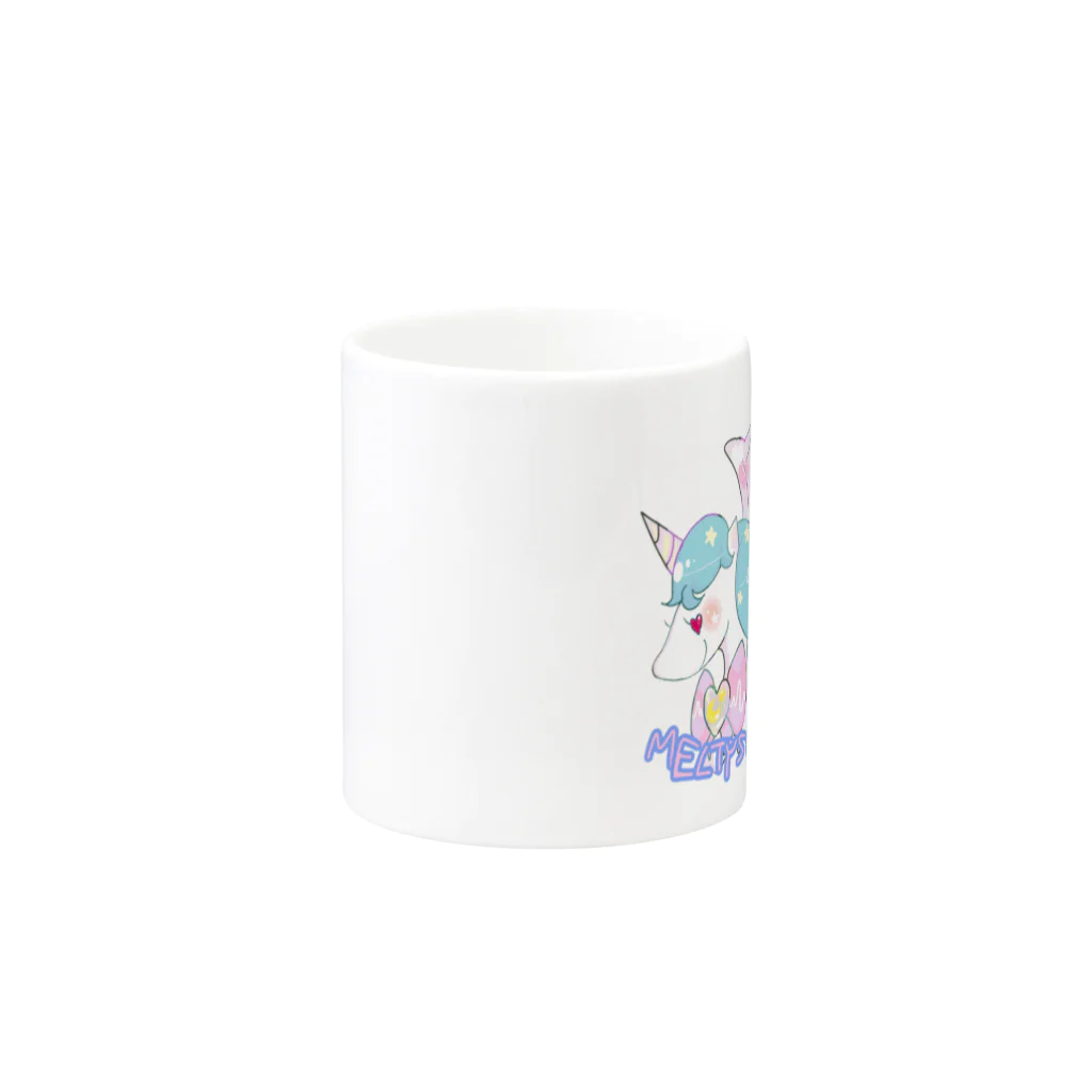 MELTY SUGAR POPのMELTY SUGAR POPユニコーン Mug :other side of the handle