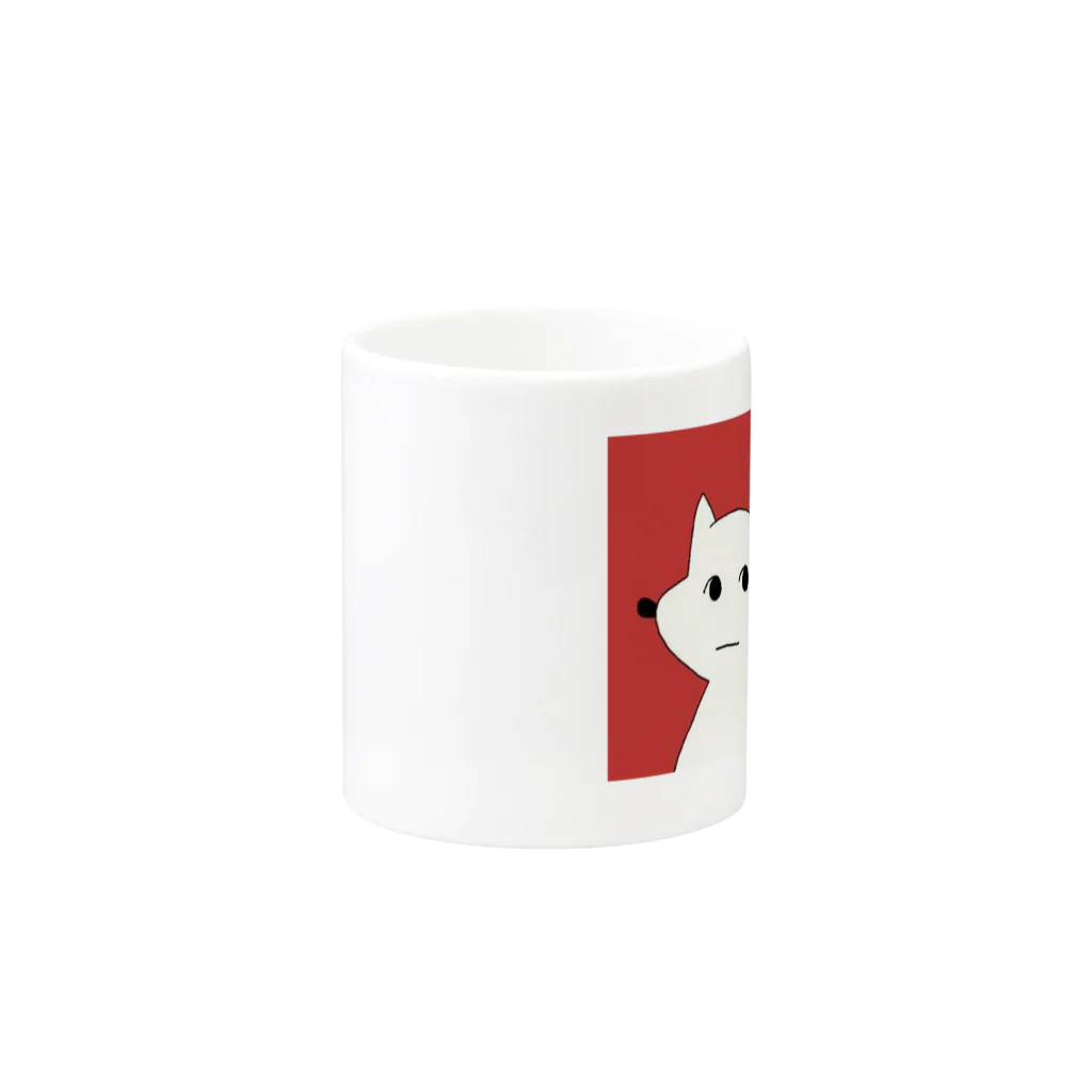 いぬいくんのお店のいぬいくん Mug :other side of the handle