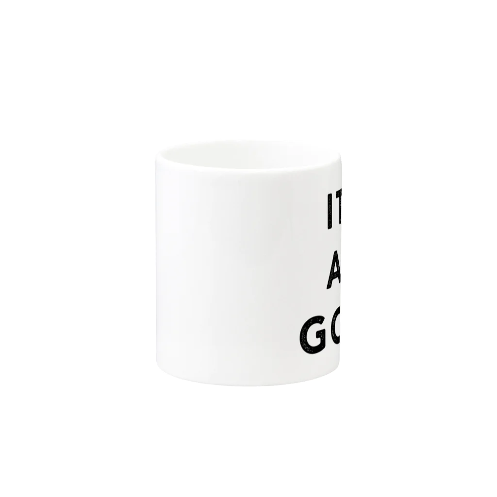 wanderingmanのIT'S ALL GOOD Mug :other side of the handle