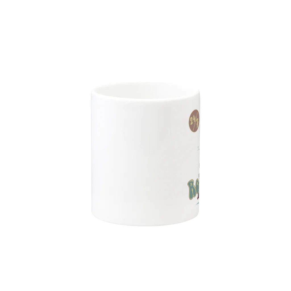 nidan-illustrationの"ROLLER EATS" Mug :other side of the handle