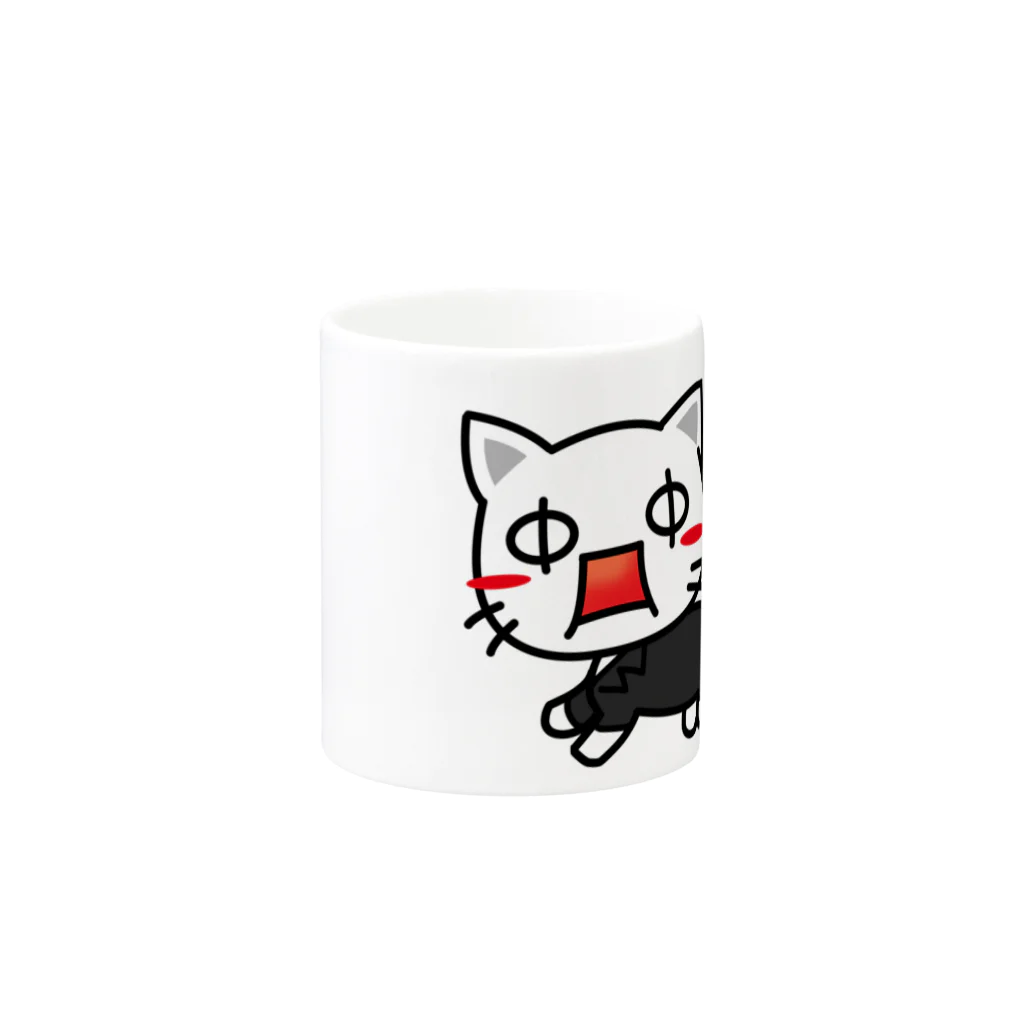 山猫たま@もみねこ堂のもみねこタマグッズ１ Mug :other side of the handle