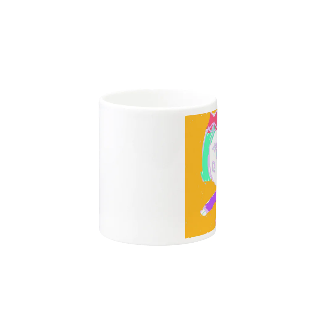 6363's shopの白い肌の女の子 Mug :other side of the handle