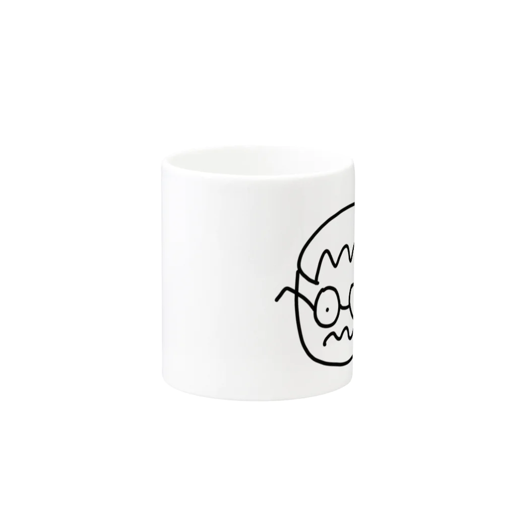 トモエルのお店のメガネって最強 Mug :other side of the handle