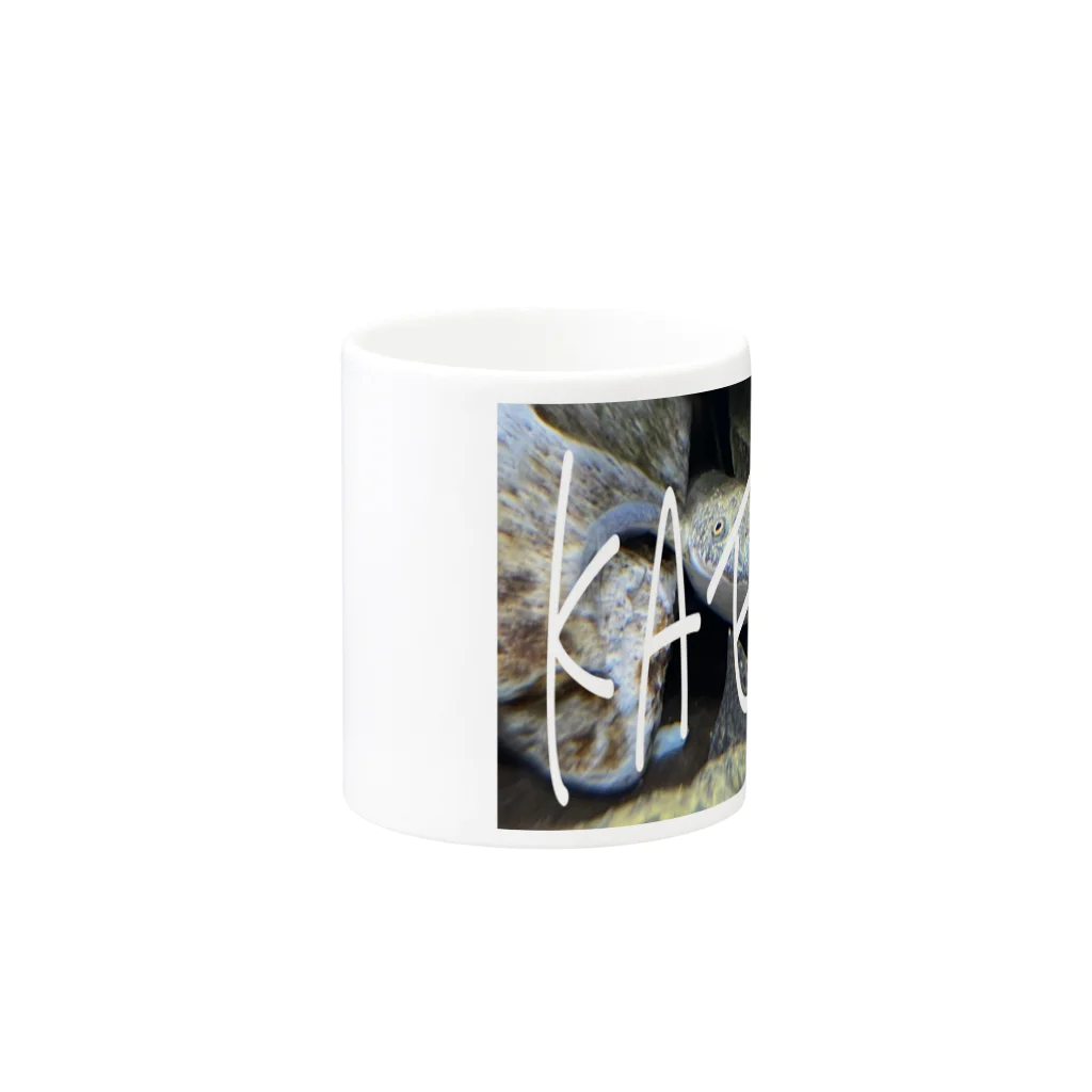 MI666のKAERU Mug :other side of the handle