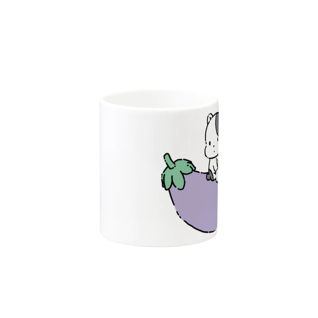 ハムスター絵日記のうしくん Mug :other side of the handle