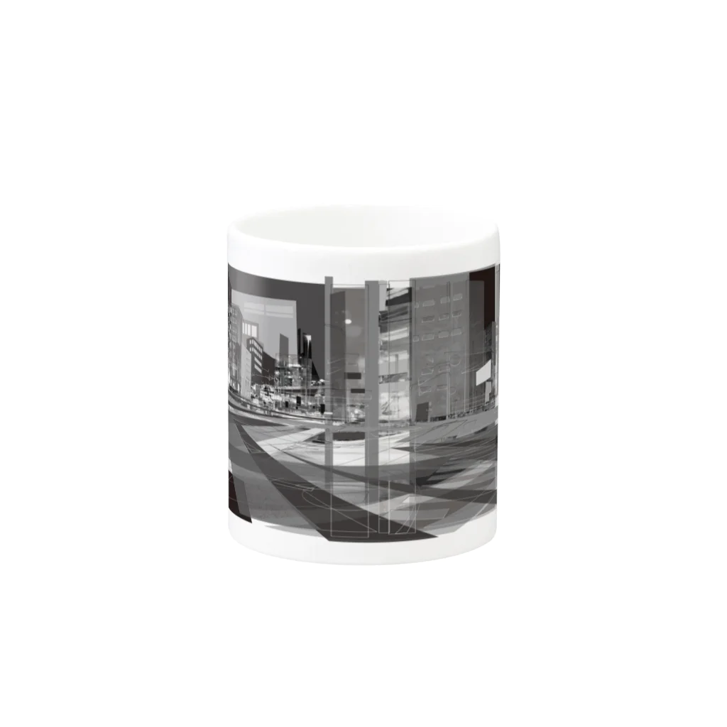 EMK SHOPSITE のstrange city Mug :other side of the handle