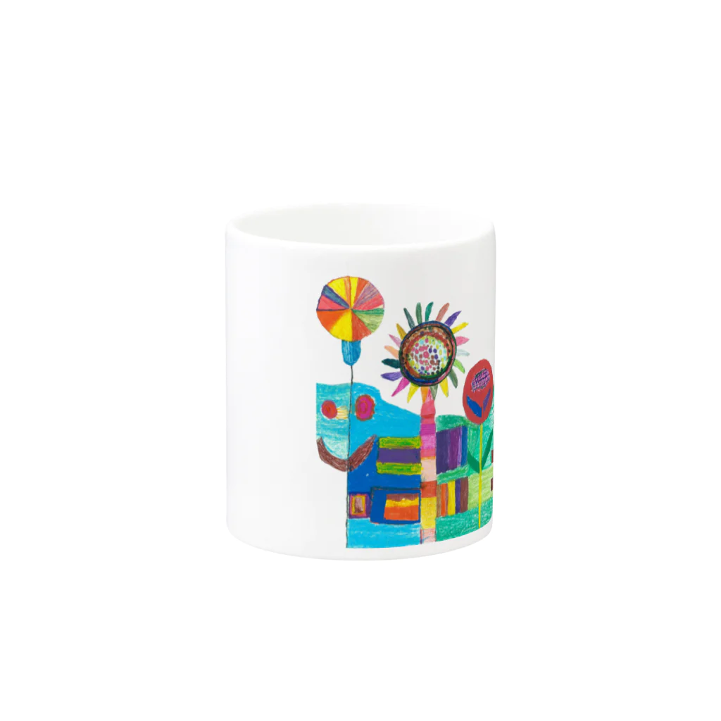 futaba_npoのある日の草花 Mug :other side of the handle