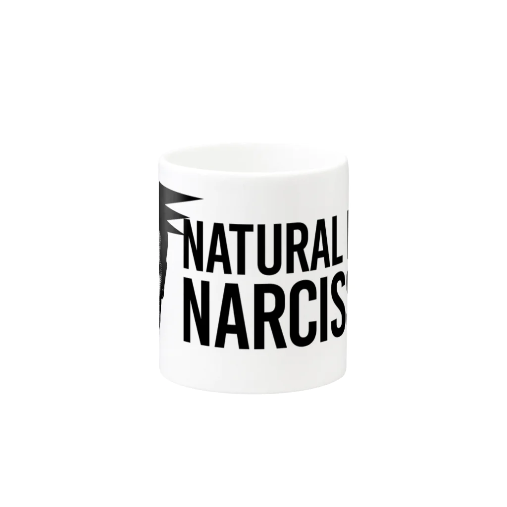 ikinagraphieのNARCISSIST Mug :other side of the handle