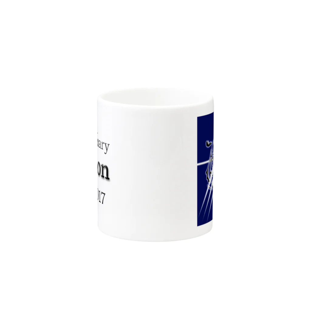 毒舌熊 本音クマ＠LINEスタンプのnavy_tiger_mag Mug :other side of the handle