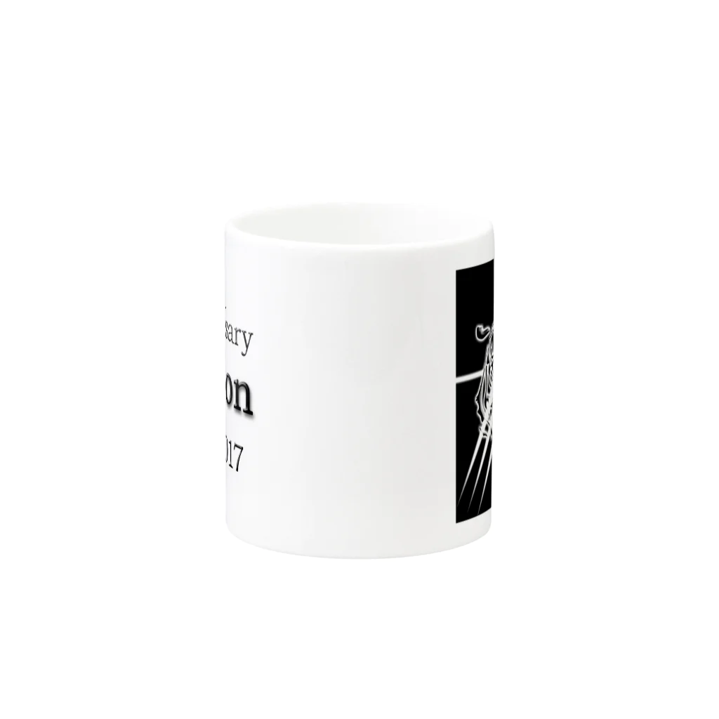 毒舌熊 本音クマ＠LINEスタンプのblack_tiger_mag Mug :other side of the handle