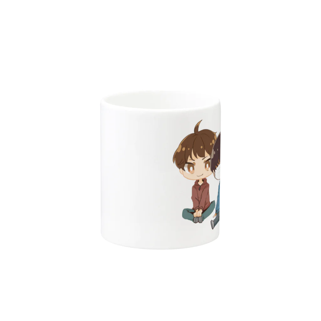 ■の三人衆 Mug :other side of the handle