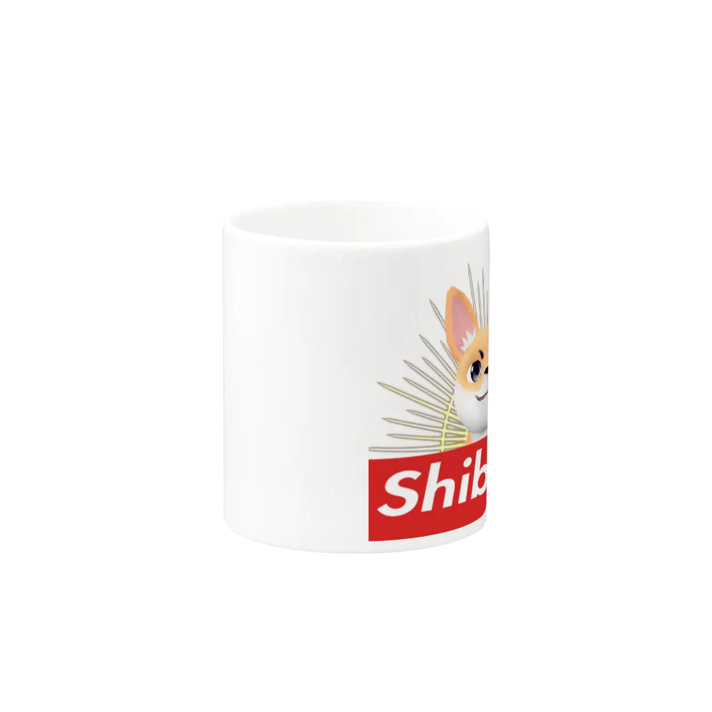 ｼﾊﾞｰｷﾞｰのまごころ宅配便のshibargi Mug :other side of the handle