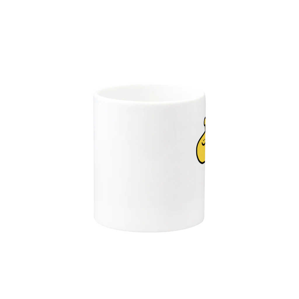 イシダニッコリのいしだのきりんくん Mug :other side of the handle