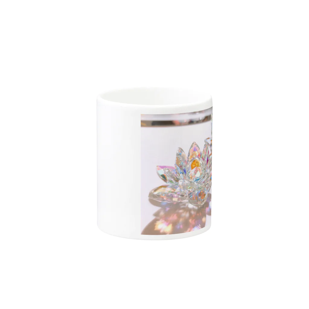 kopanの虹の世界のCrystal Lotus✧︎ Mug :other side of the handle