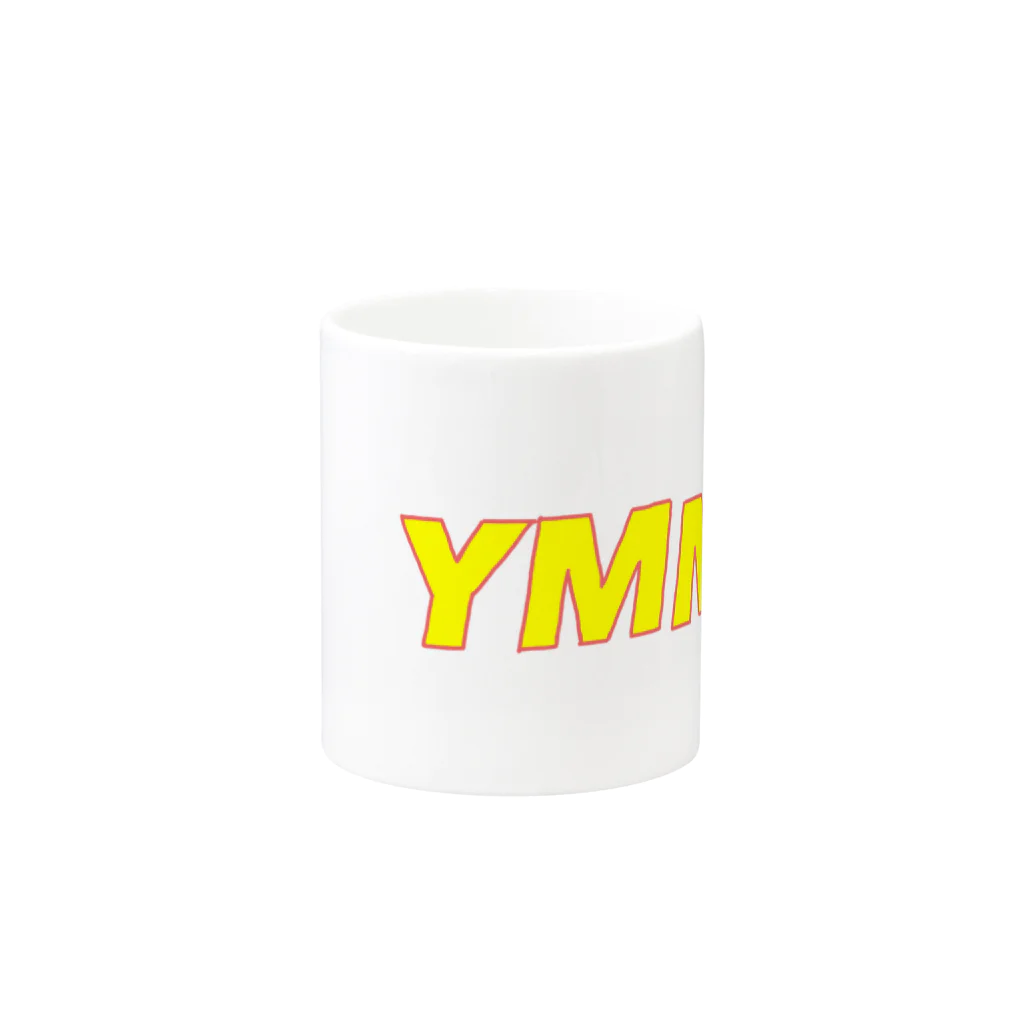 まいけるのおみせやさんのYMMK Mug :other side of the handle