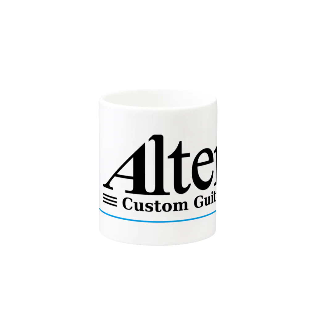 Altero_Custom_GuitarsのAltero Custom Guitars02（淡色向け） Mug :other side of the handle