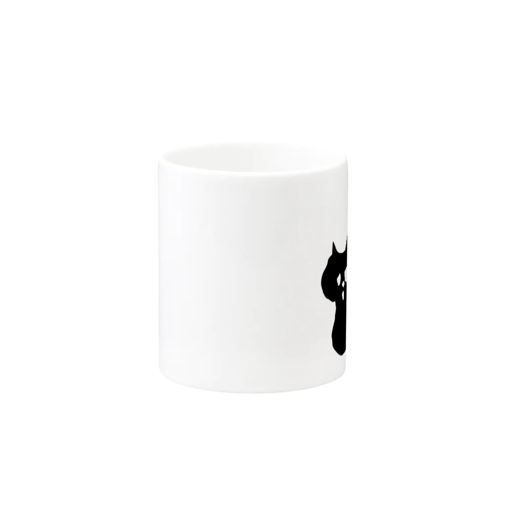 キトリのおかしな猫ちゃんマグカップ Mug :other side of the handle