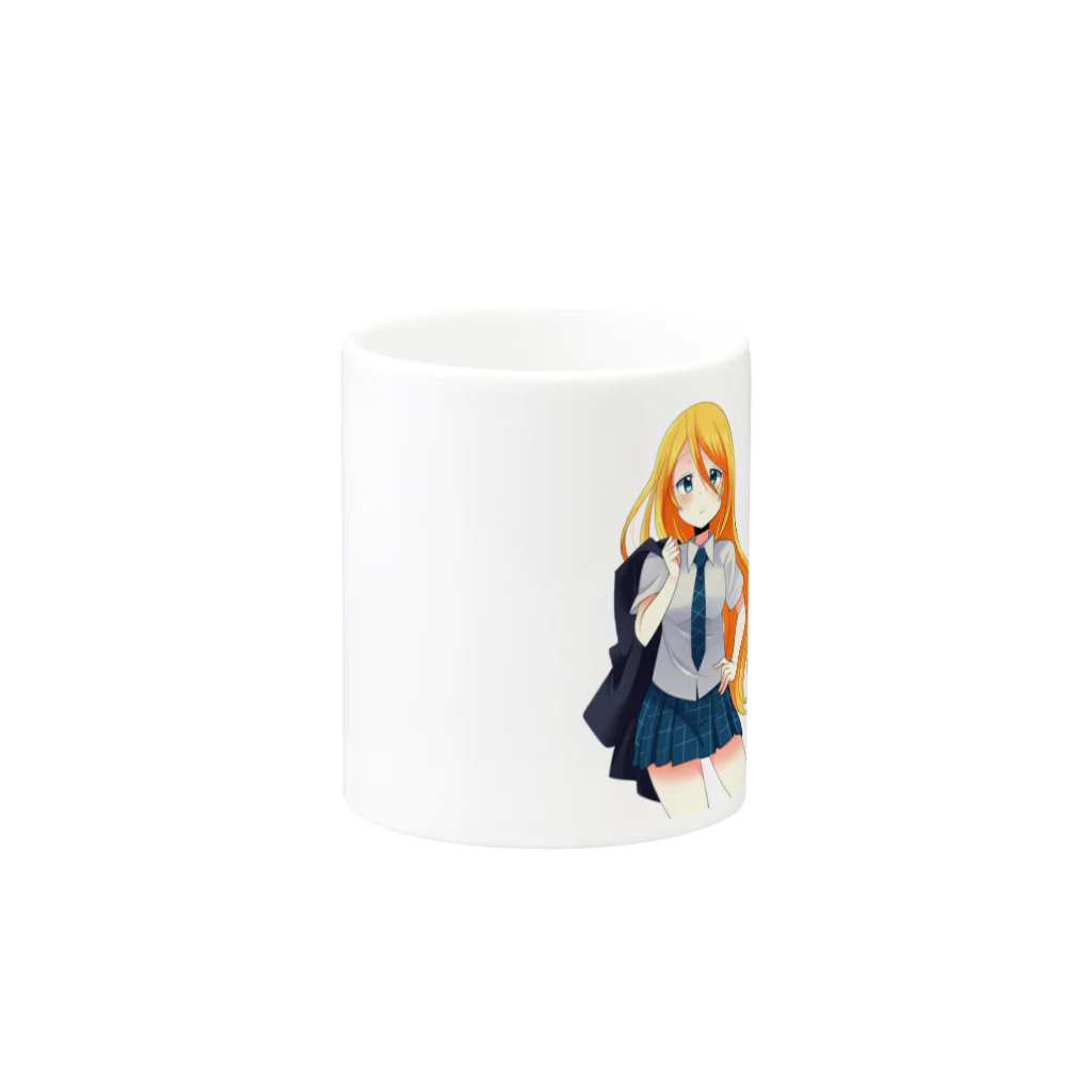 ミウラのイワーナちゃんマグ Mug :other side of the handle