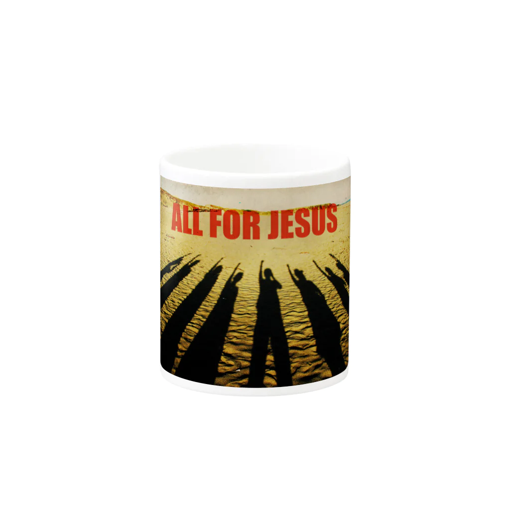 uznのALL FOR JESUS マグカップの取っ手の反対面