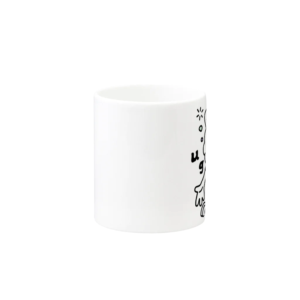 CHEBLOのJUNKIE GREY【White】  Mug :other side of the handle