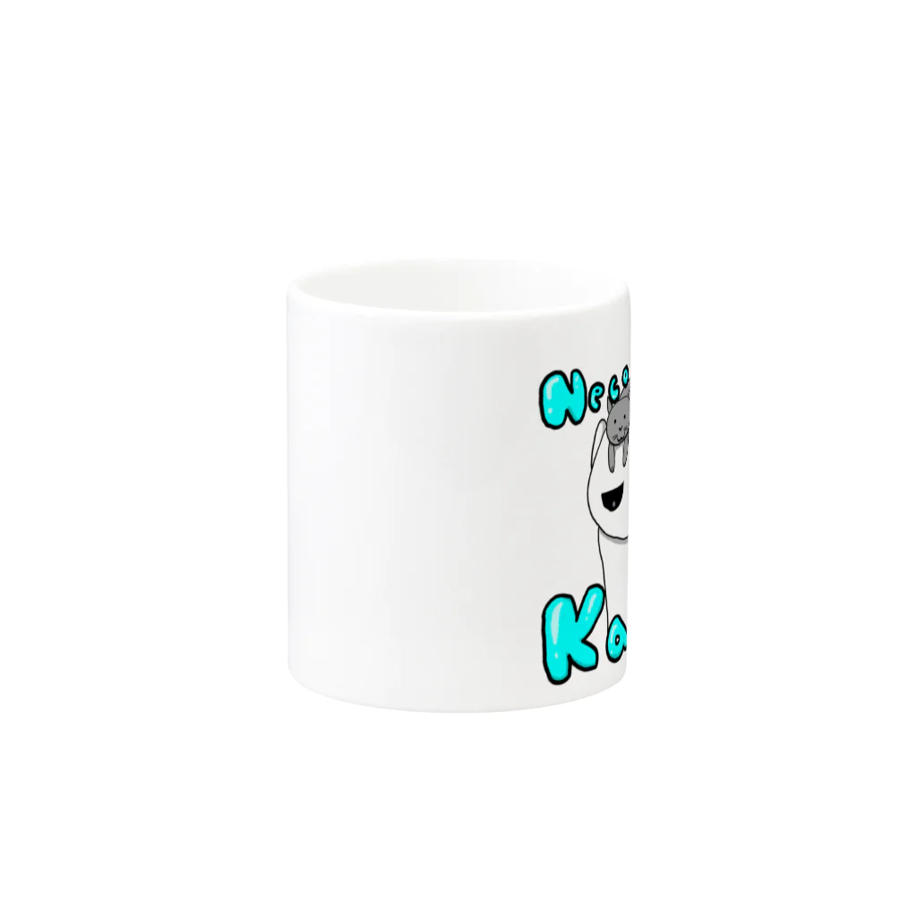 大根聖人の猫をかぶる Mug :other side of the handle