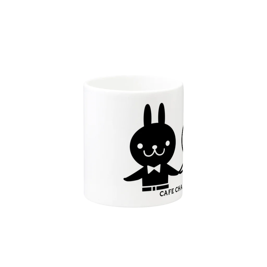 OFFICE FLATのusagi twins Mug :other side of the handle