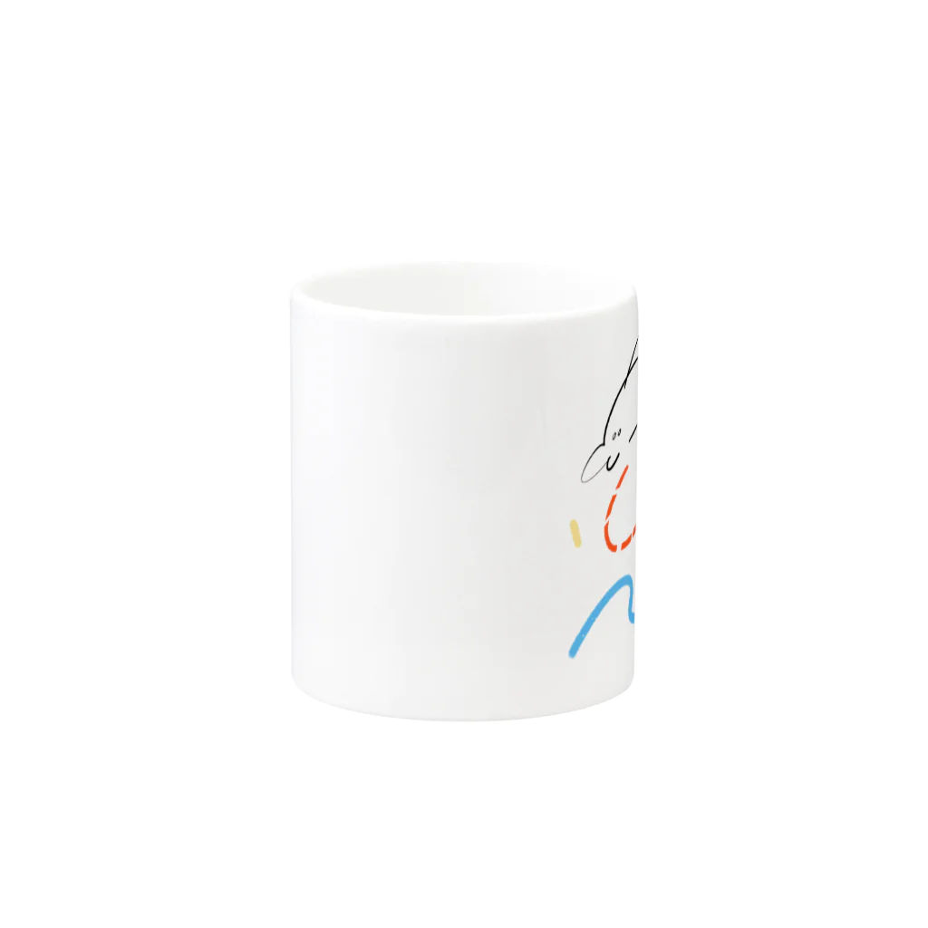 yuktamuraのイルカはザンブラコ Mug :other side of the handle