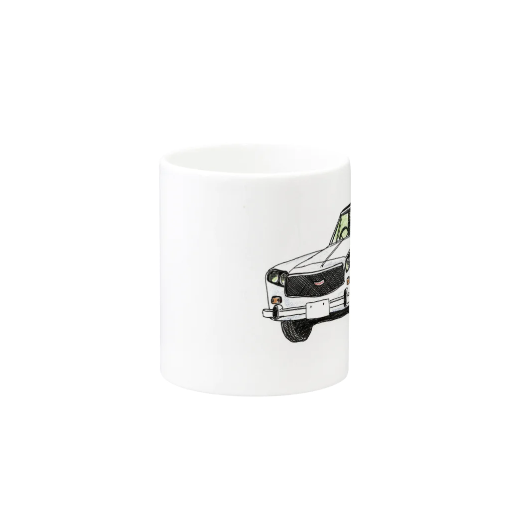 おざやんの部屋のCLASSIC CAR 001 Mug :other side of the handle