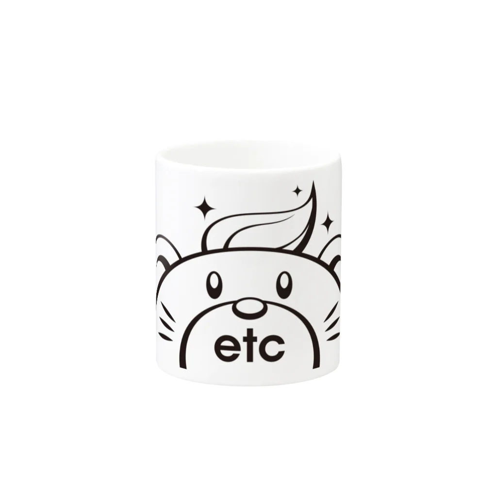 etc Projectのししコレマグ ver.1 Mug :other side of the handle