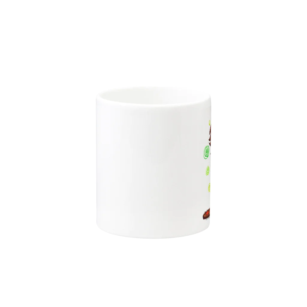 Forestのまったり Mug :other side of the handle
