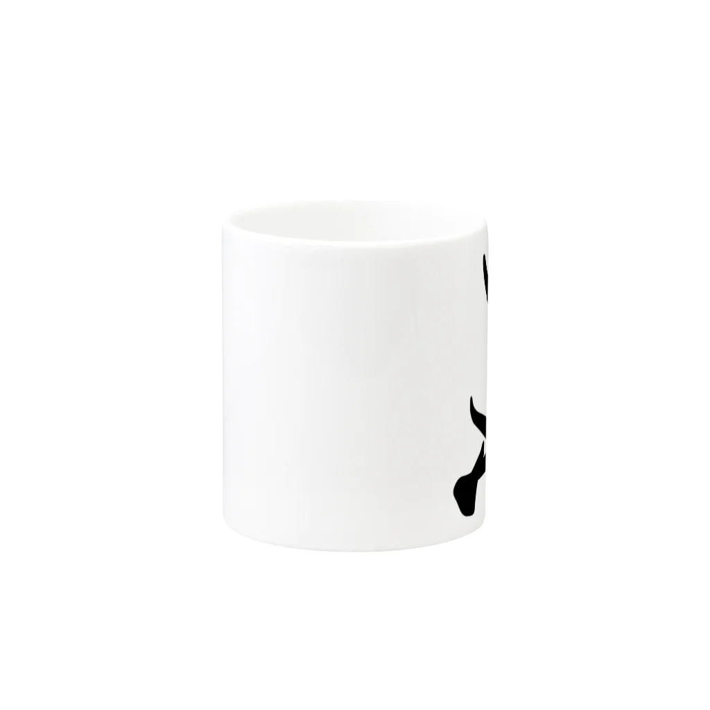 フォントダスのひらがな 「ふ」 Mug :other side of the handle