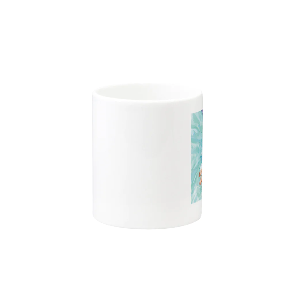 新日本紀行のWASH HANDS Mug :other side of the handle